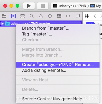 Xcode 配合 Git 进行版本控制配图