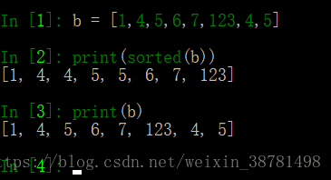 sort()